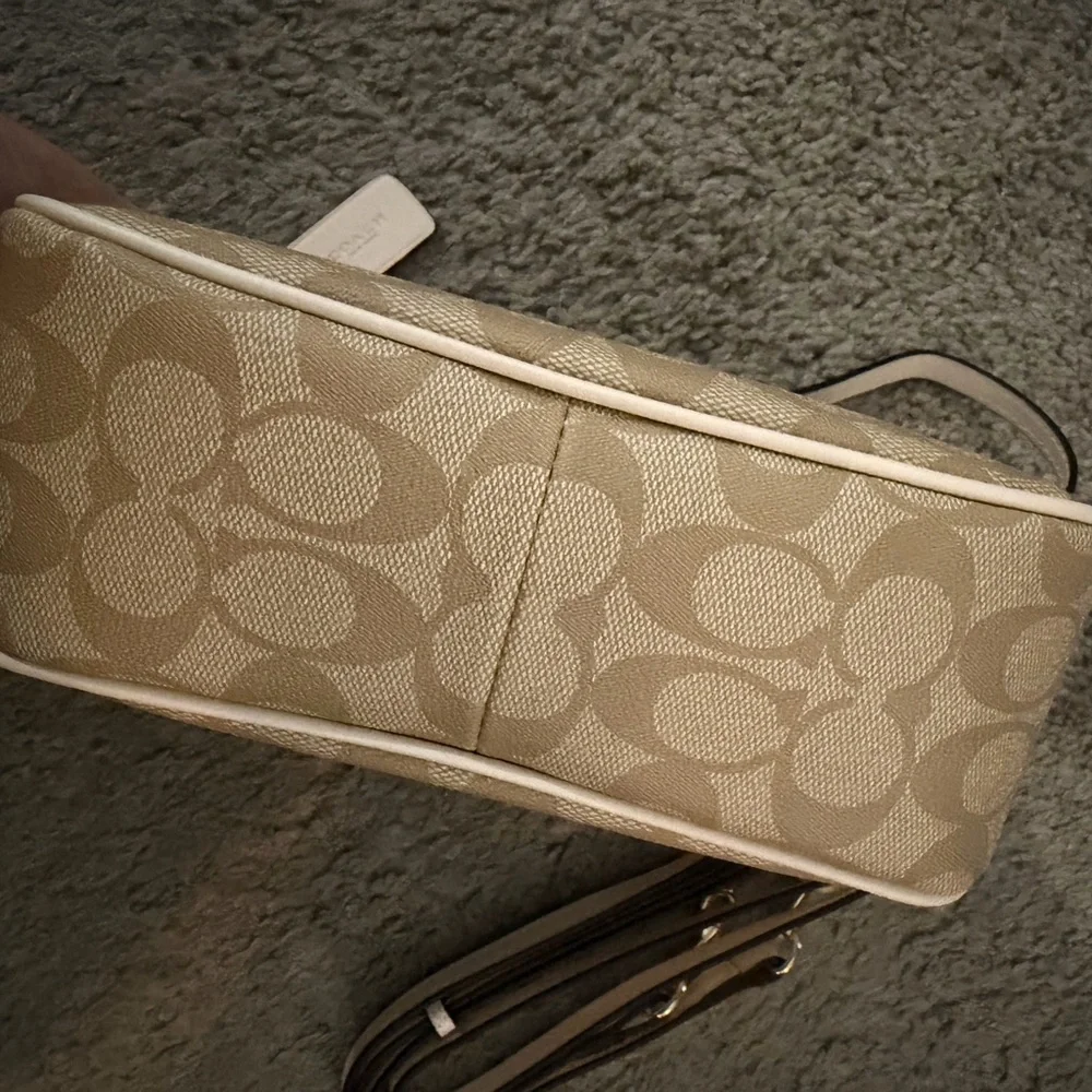 Coach Tan Signature Clutch